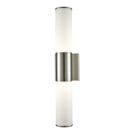 Elk Lighting Maxfield 2-Lght Wall Lamp in Satin Nickel w/Opal Glass - LED WSL820-10-16M